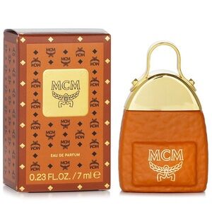 MCM Brown and Gold Bath & Body Accessory